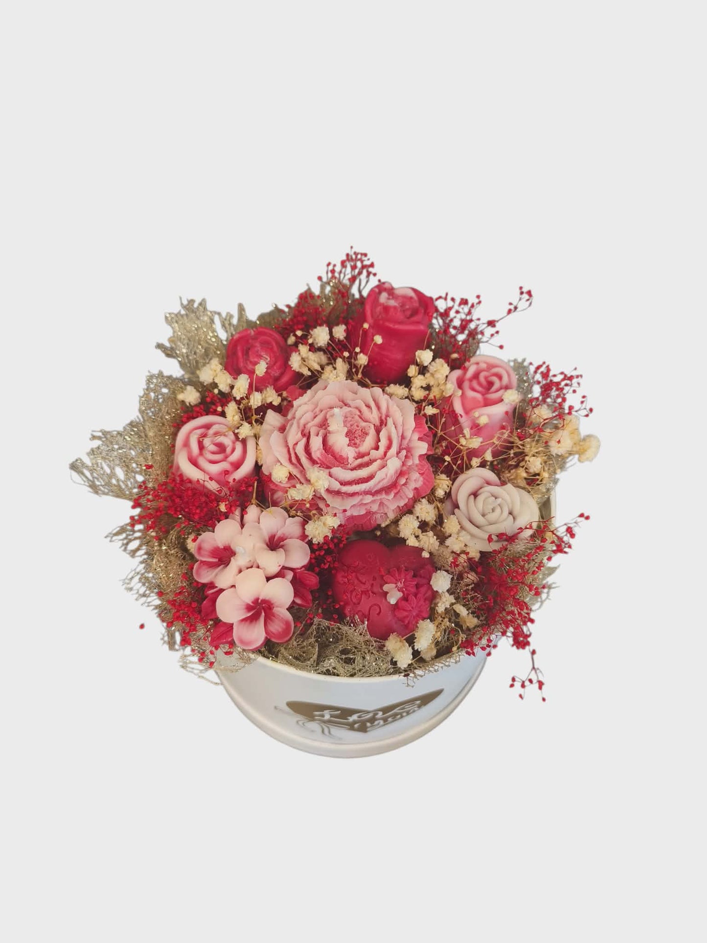 Luxury Floral Candle Bowl